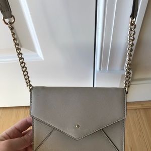 Grey Kate Spade crossbody